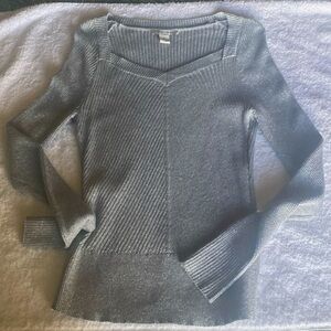 White House Black Market Metallic Women’s Sweater Size M